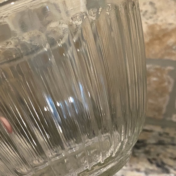 Pyrex Clear Ribbed 750ml - 3 Cup - Mixing Bowl/Salad Bowl #7401-S - Picture 3 of 4